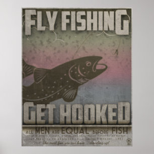 Fly Fishing Poster