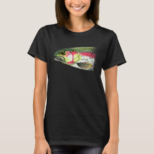 Fly Fishing Rainbow Trout Dry Fly Tying Fisherman T-Shirt