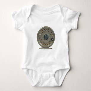 Fly Fishing Reel Baby Bodysuit