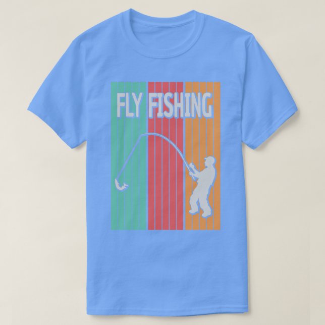 Fly Fishing Retro 1 T-Shirt (Design Front)
