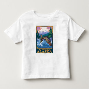 Fly Fishing Scene - Cordova, Alaska Toddler T-Shirt