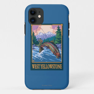 Fly Fishing Scene - West Yellowstone iPhone 11 Case