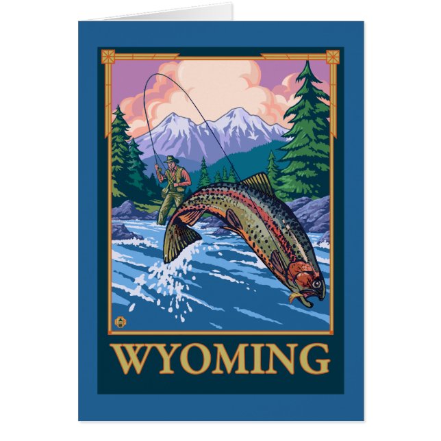 Fly Fishing Scene - Wyoming (Front)