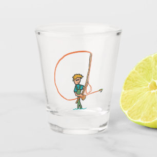 Fly Fishing Shot Glass