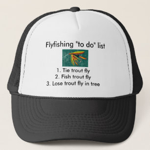 Fly-fishing "to do" list "Firecracker" Trucker Hat