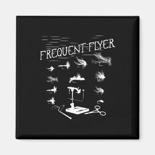 Fly Fishing Tying Fun Fisherman Christmas Fathers Magnet