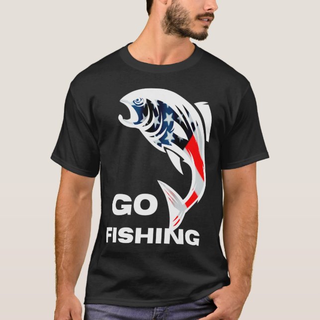 Fly Fishing USA v2 T-Shirt (Front)