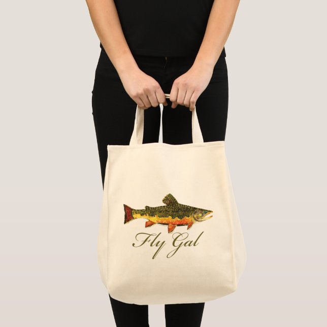 Fly Fishing Women Tote Bag (Front (Product))