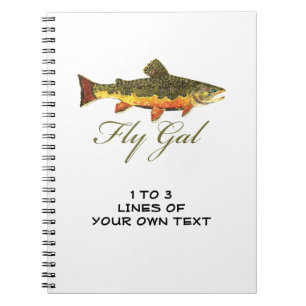 Fly Fishing Women's Spiral Notebook
