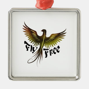 Fly Free Metal Tree Decoration