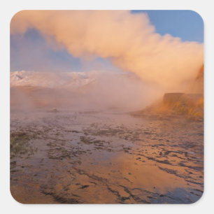 Fly Geyser in the Black Rock Desert Square Sticker