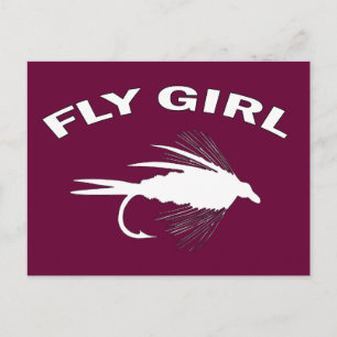 FLY GIRL POSTCARD
