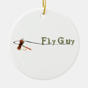 Fly Guy 2 Ceramic Tree Decoration