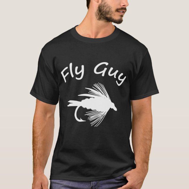 Fly Guy  - Fly Fishing Slim Fit T-Shirt (Front)