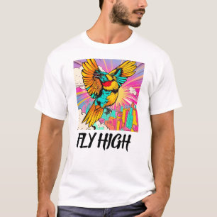 Fly High: A Burst of Colour! T-Shirt