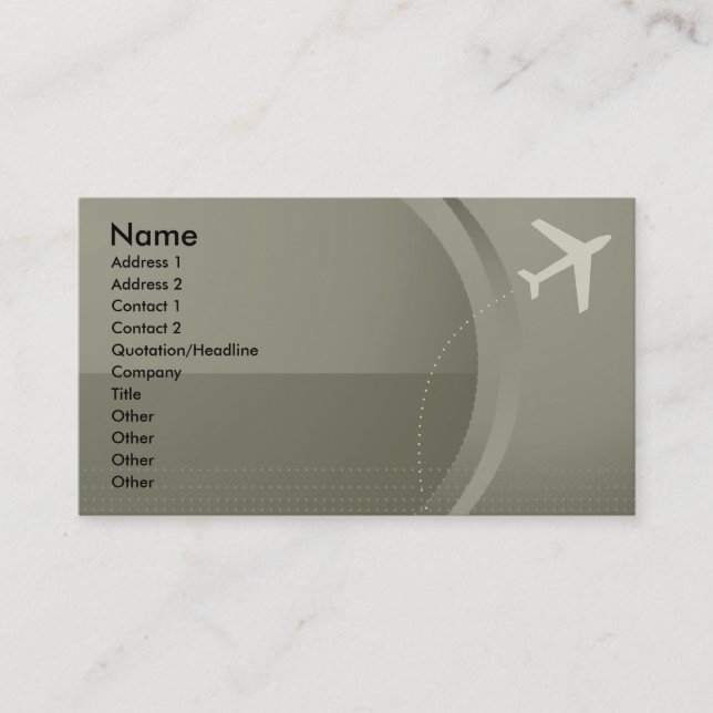 Fly High Business Card (Front)