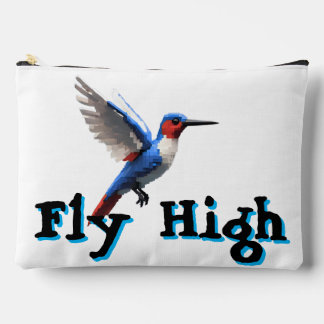 Fly High Humming Bird  Accessory Pouch