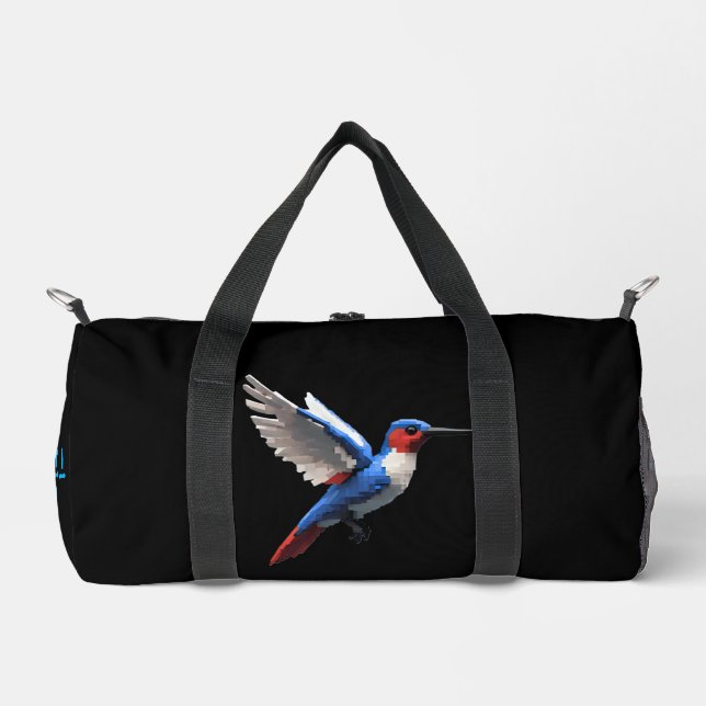 Fly High Hummingbird Duffle Bag (Front)