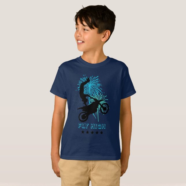 Fly High Motocross T-Shirt (Front Full)