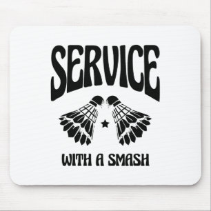 Fly High With Every Shuttle Badminton Player Shutt Mouse Pad
