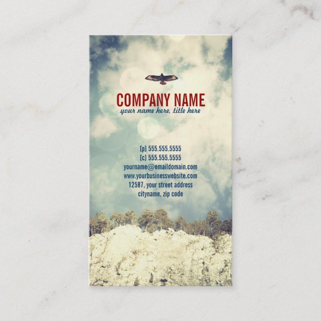 Fly Higher Business Card (Front)