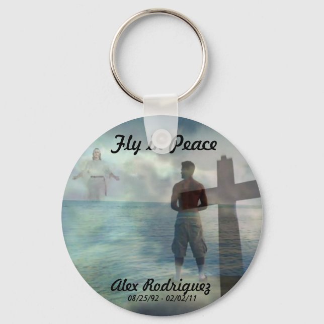 Fly in Peace Key Ring (Front)
