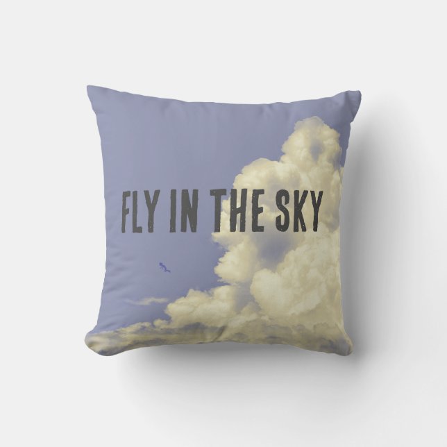 Fly In The Sky Cushion (Front)