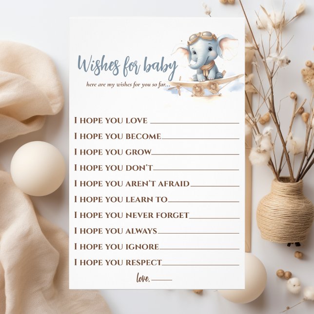 Fly into Adorable Bliss: Elephant Watercolor Baby  Flyer (Creator Uploaded)
