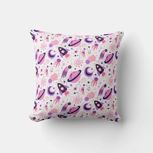 Fly into space!  cushion (Front)