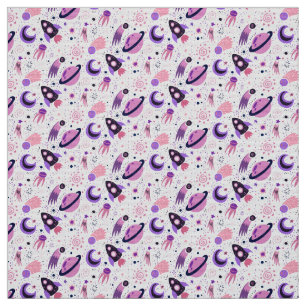 Fly into space! fabric