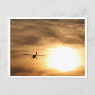 Fly Into The Sunset Postcard