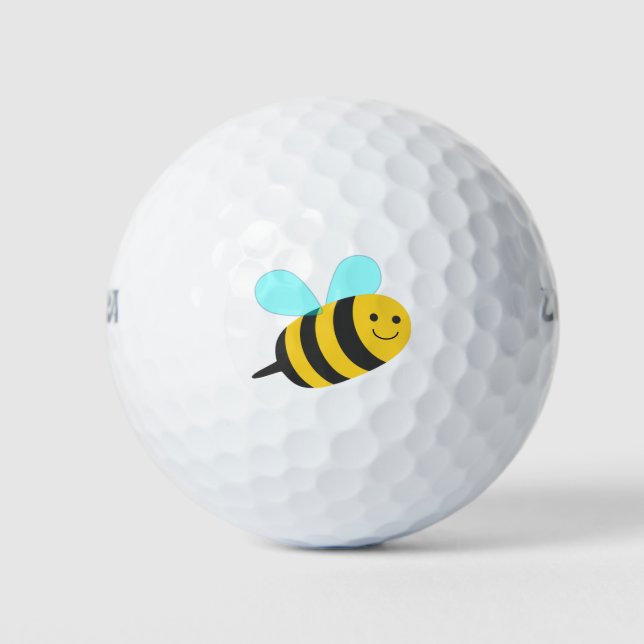 Fly like a Bee Golf Balls (Front)