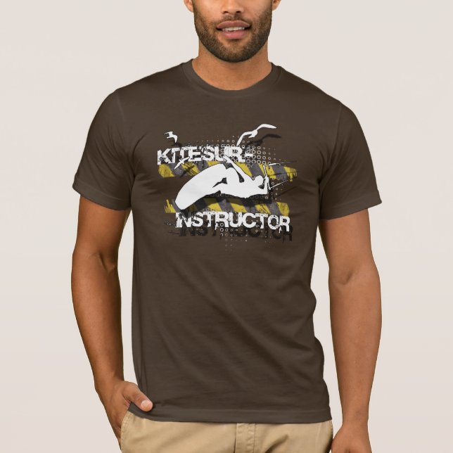 Fly like the birds, kitesurf instructor shirt (Front)