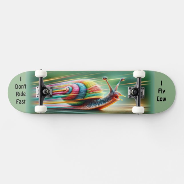 Fly Low Snail  Skateboard (Horz)