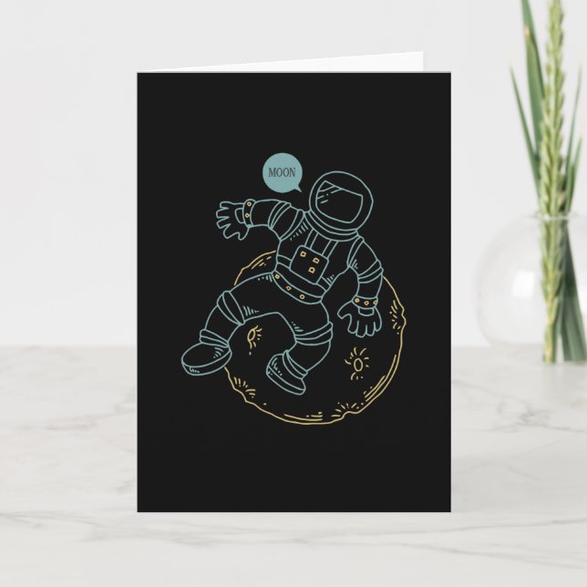 Fly me to the Moon Card (Front)