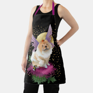 FLY ME TO THE MOON   Chow All-Over Print Apron
