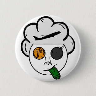 Fly Money 6 Cm Round Badge