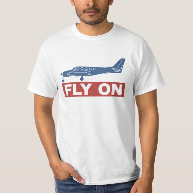 Fly On - Aeroplane T-Shirt (Front)