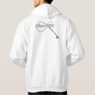 Fly rod on back Cate Battles Hoodie
