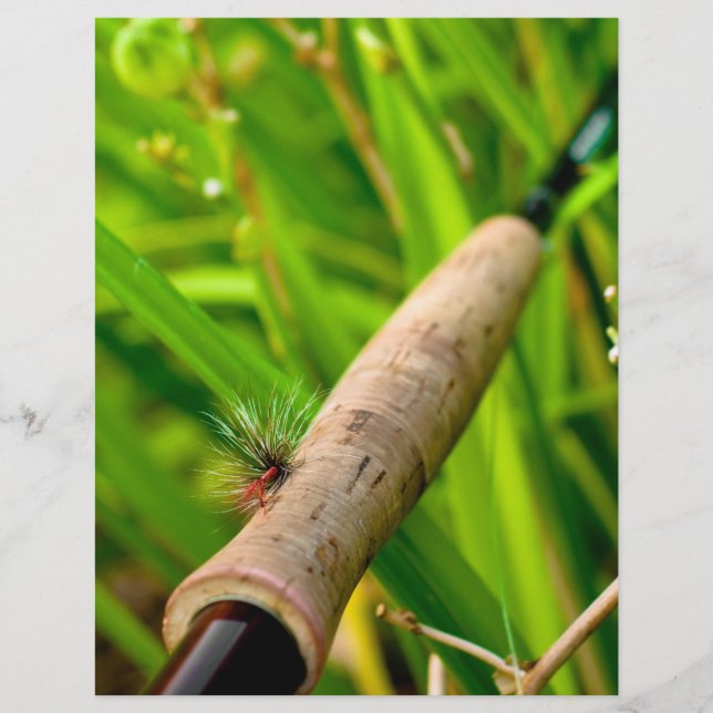 Fly Rod with Fly on Handle (Front)