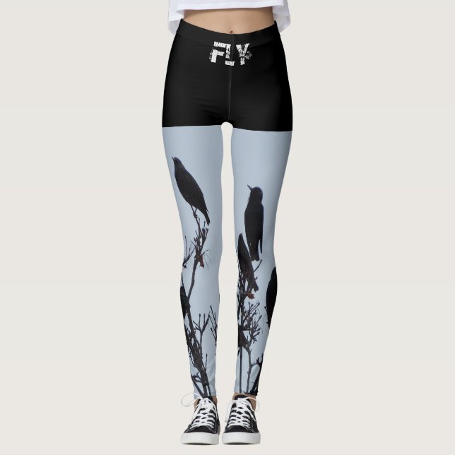 FLY STRONG YOGA LEGGINGS (Front)