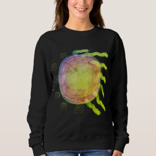 Fly Sun Original Abstract Art to Wear Sweatshirt