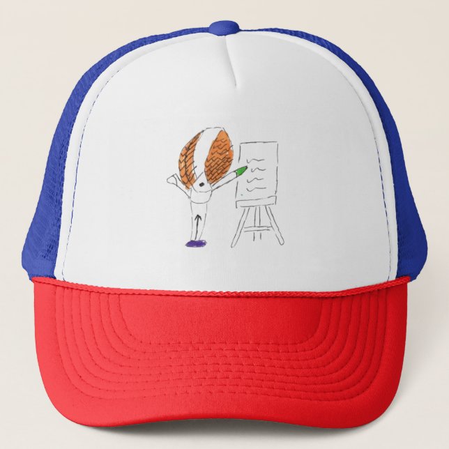 Fly Teacher Truckers Hat (Front)