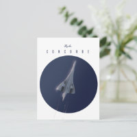 Fly The Concorde Travel poster