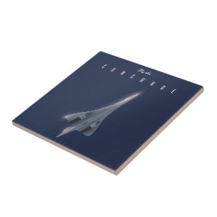 Fly The Concorde Travel poster Tile