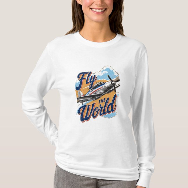 Fly the World T-Shirt (Front)