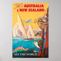Fly to Australia and New Zealand, see the world