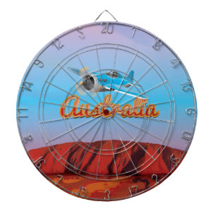 Fly To Australia Dartboard