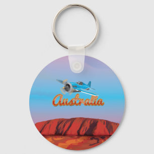 Fly To Australia Key Ring