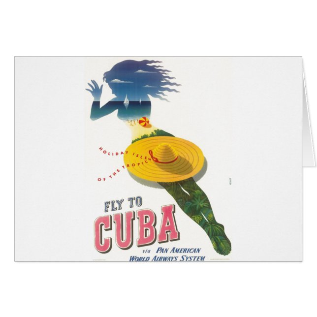 Fly to Cuba Holiday Isles of Tropics Vintage (Front Horizontal)